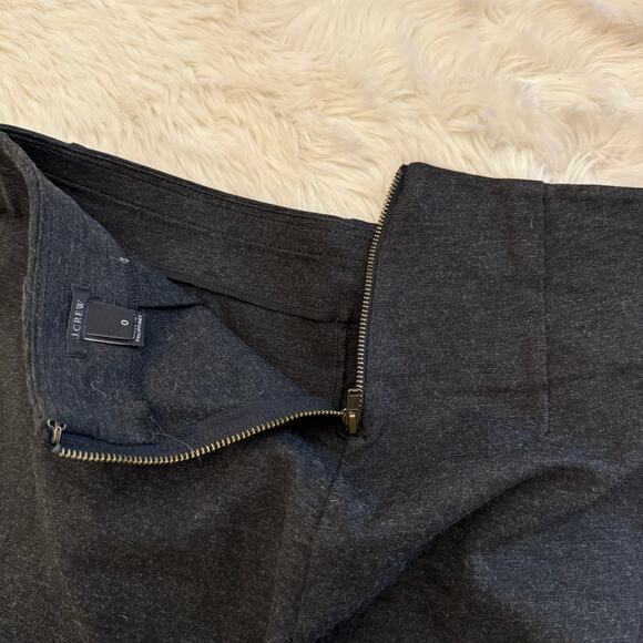 J. Crew Black Tall Pixie Leather Trim Tuxedo Stripe Skinny Pants 0 NWOT - Picture 7 of 15